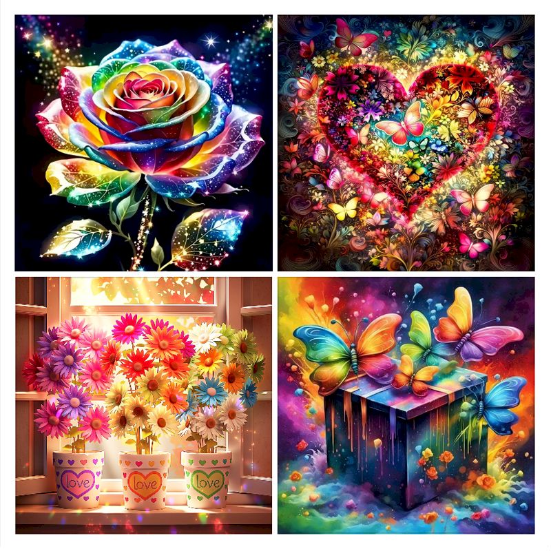 Art Craft Ideas With Paper - SDOYUNO DIY 5D Elmas Boyama Tam