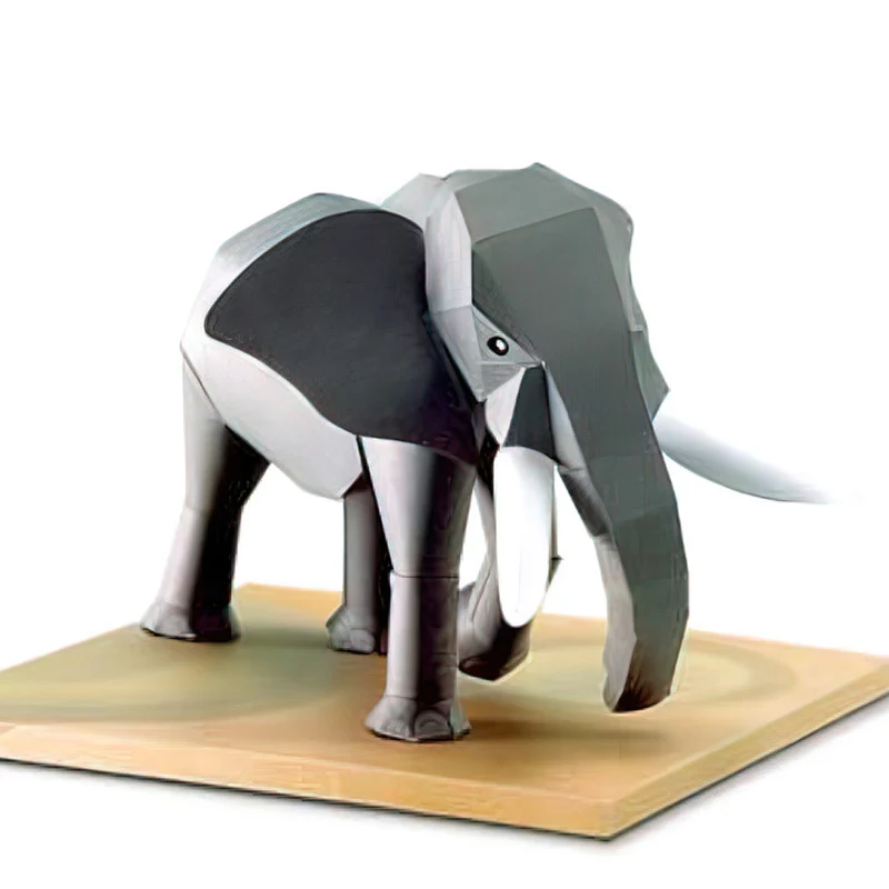Art Craft Elephant - Afrika Fil Origami Sanat Mini 3D
