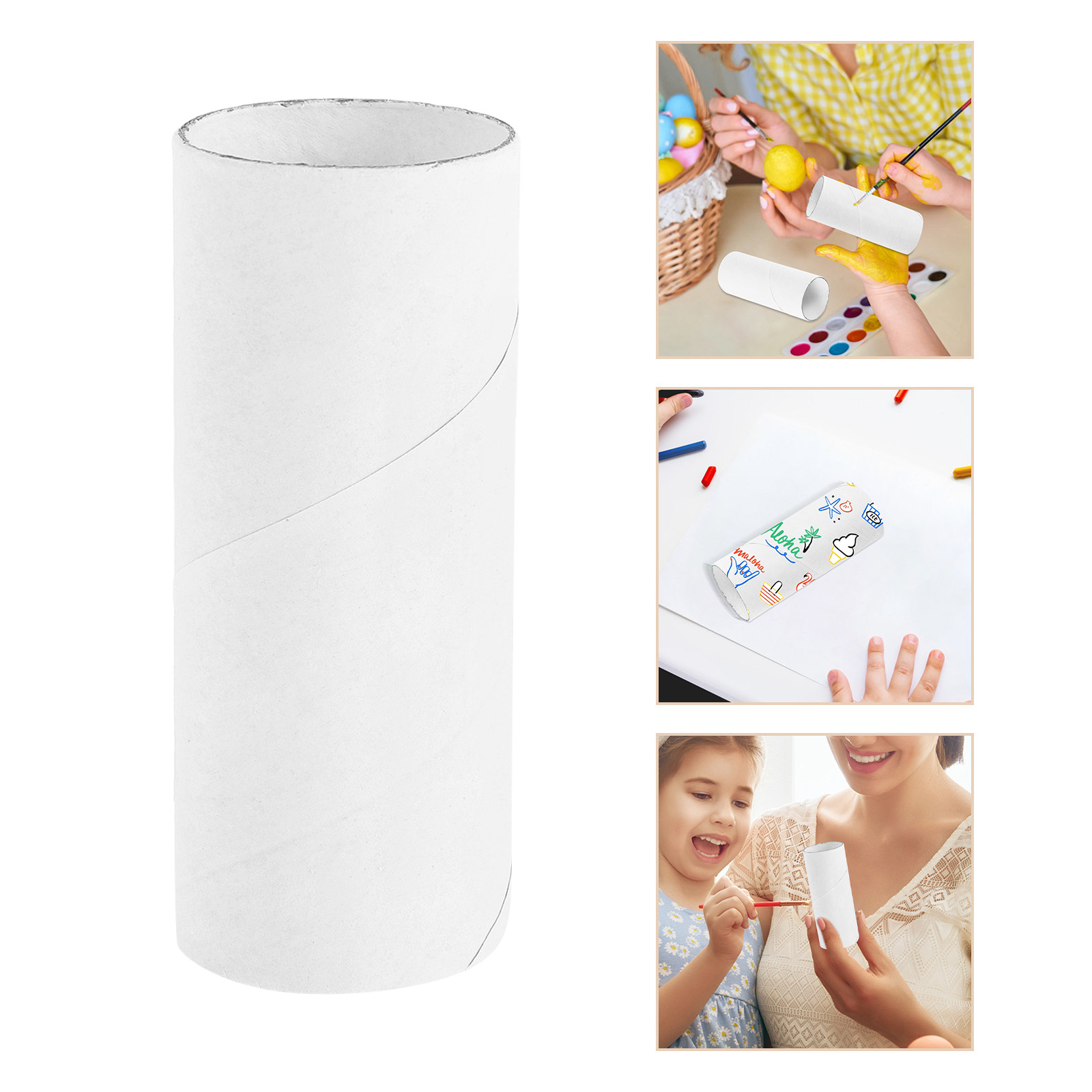 Art And Craft Recycle - 15 Adet Kraft Kağıt Tüpü, El