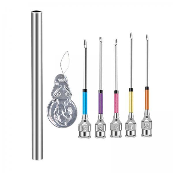 Punch Needle Kit - Çok Renkli Plastik Demir Dokuma Alet