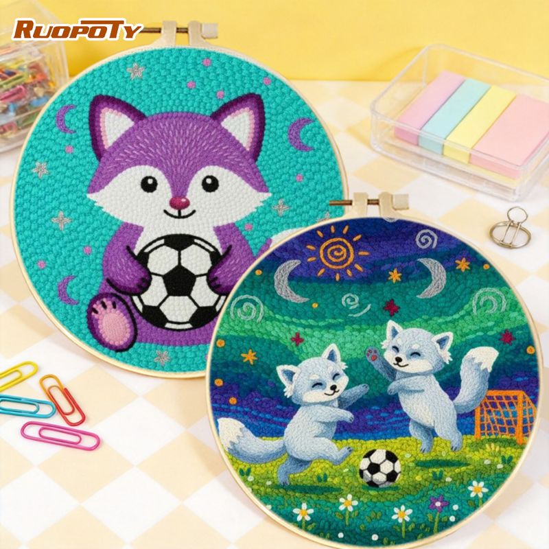 Art Craft Ideas With Paper - RUOPOTY Kirpi Futbol Punch İğne Kitleri