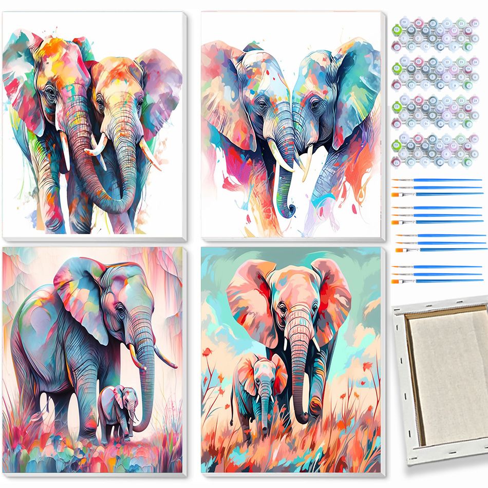 Art Craft Elephant - CHENISTOR Fil Boyama Seti El Sanatları