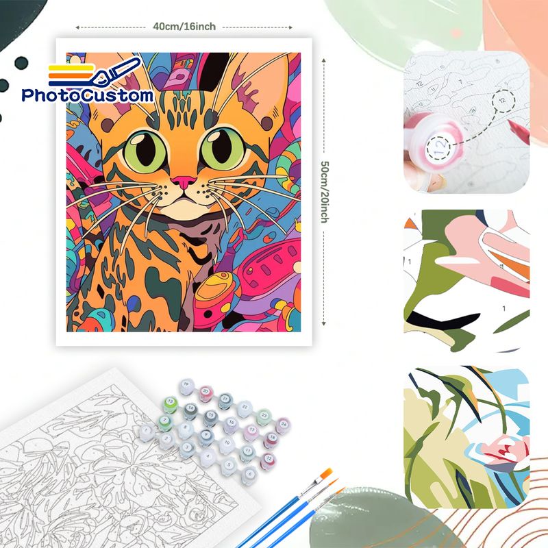 PhotoCustom Zencefil Kedi Sayı - Art Craft Easy Ideas incelemesi ve fiyatı