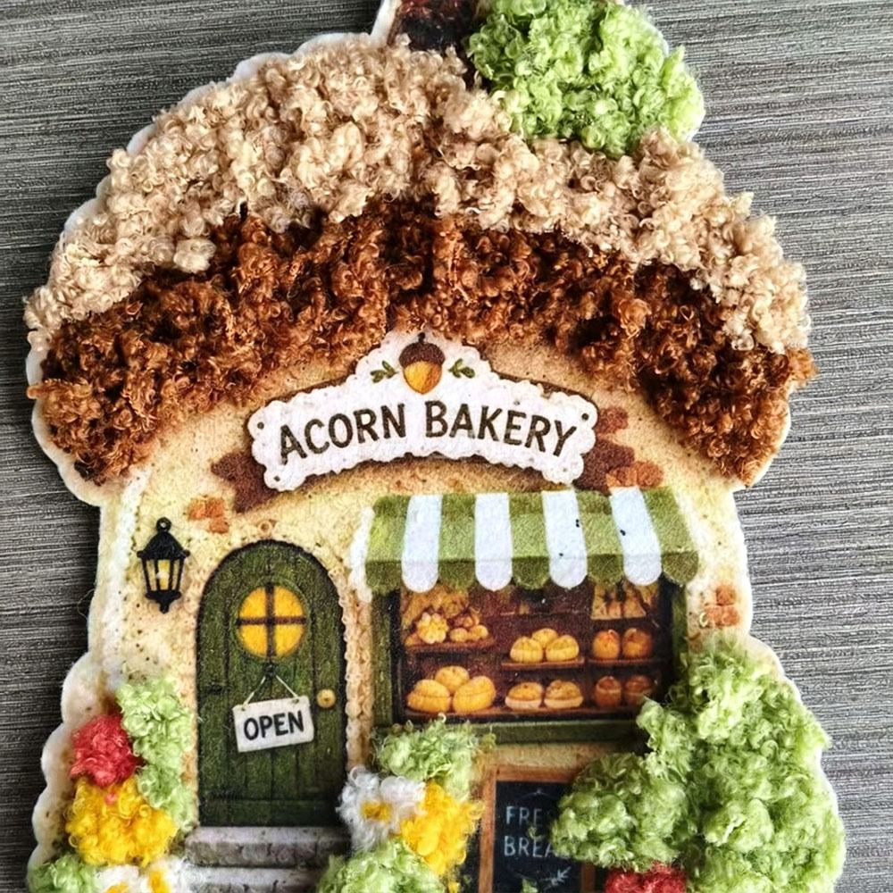 Eğlenceli Köy 3D Kumaş Poke Sa - Art Craft Village incelemesi ve fiyatı