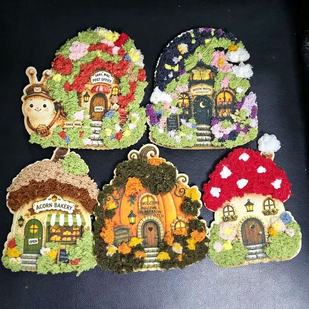 Eğlenceli Köy 3D Kumaş Poke Sa - Art Craft Village incelemesi ve fiyatı