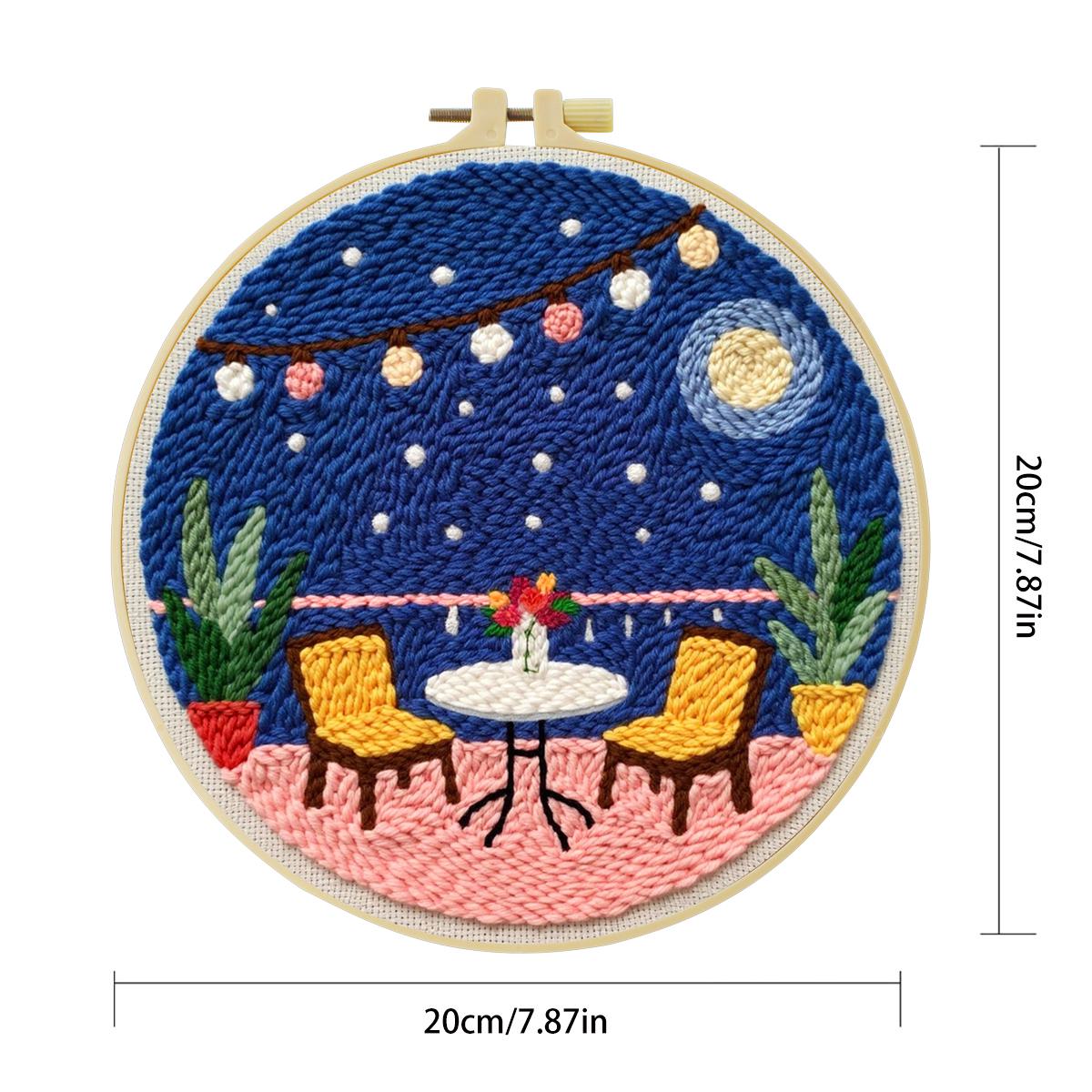 20X20CM/7.87 inç Masaüstü Punc - Punch Needle Kit incelemesi ve fiyatı