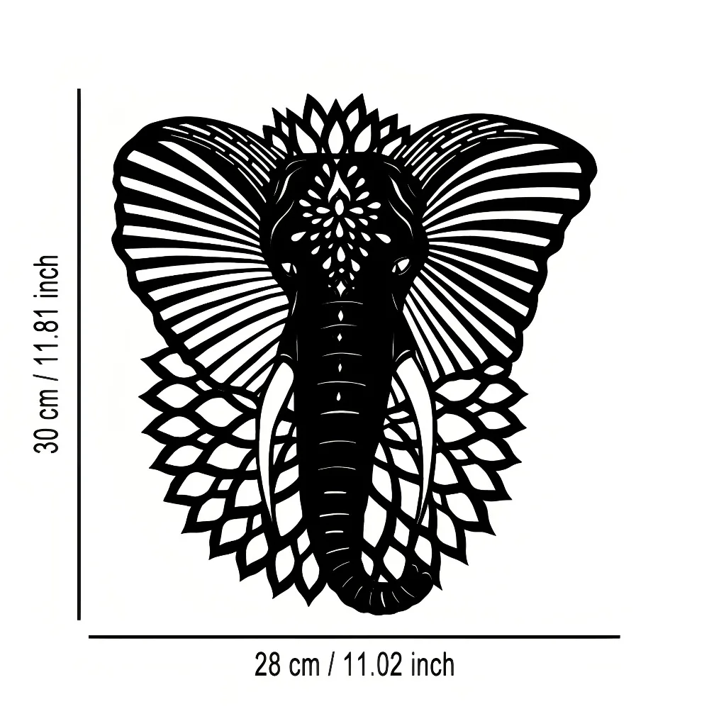 CIFBUY Metal Duvar Sanatı Fil  - Art Craft Elephant incelemesi ve fiyatı