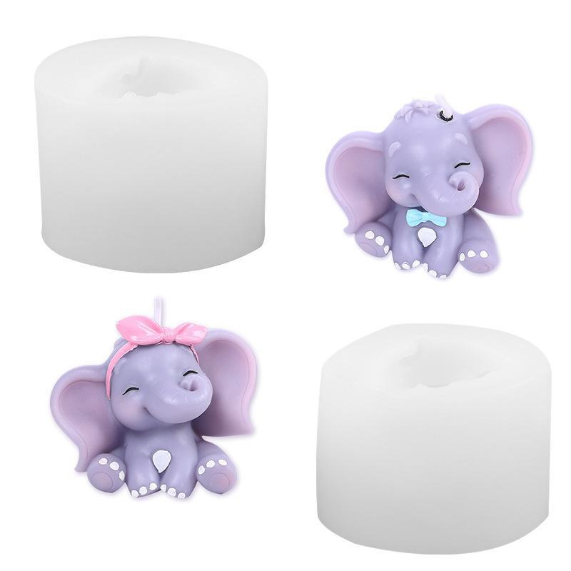 Sevimli 3D Fil Silikon Mum Kal - Art Craft Elephant incelemesi ve fiyatı
