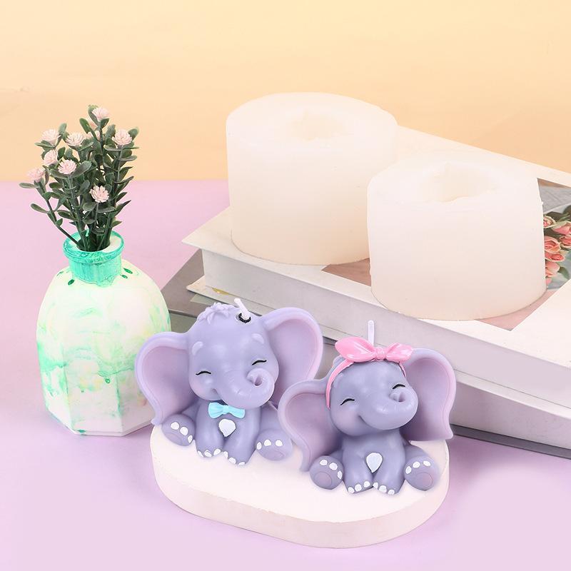 Sevimli 3D Fil Silikon Mum Kal - Art Craft Elephant incelemesi ve fiyatı