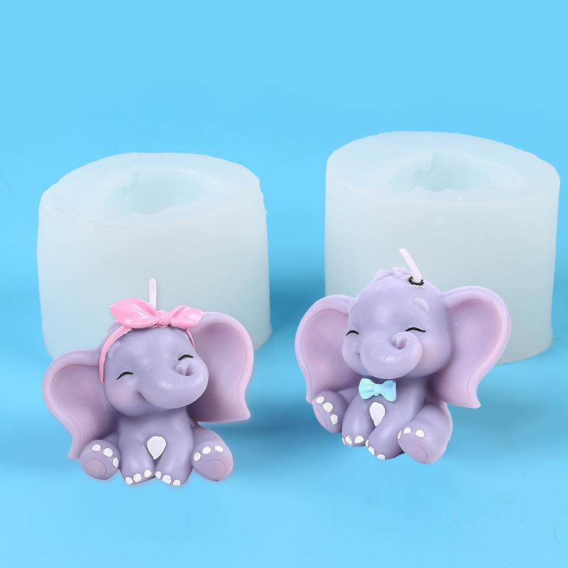 Sevimli 3D Fil Silikon Mum Kal - Art Craft Elephant incelemesi ve fiyatı