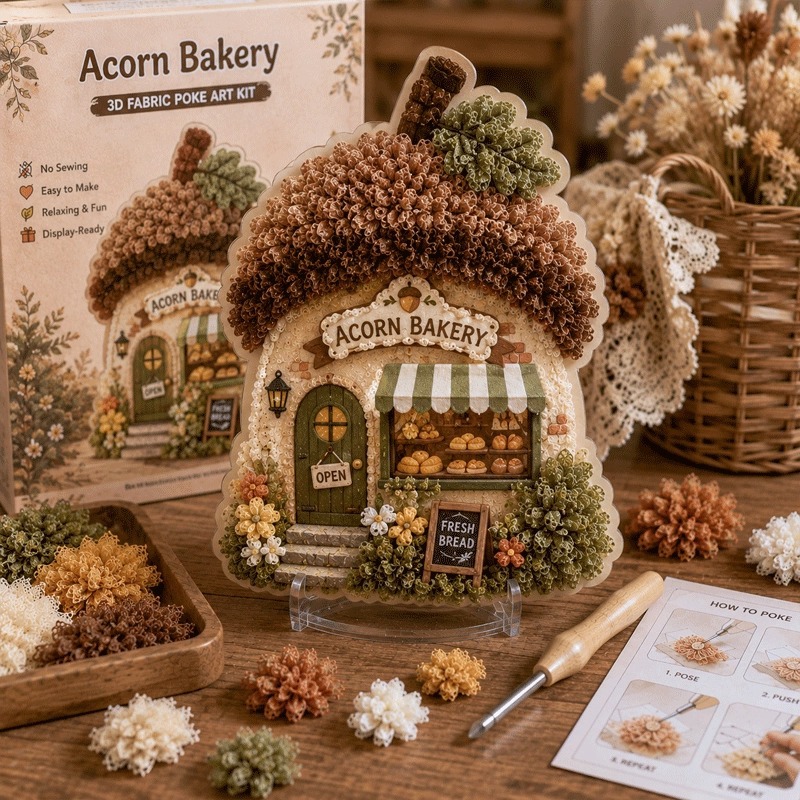 3D Kumaş Poke Sanatı Seti İlgi - Art Craft Bakery incelemesi ve fiyatı