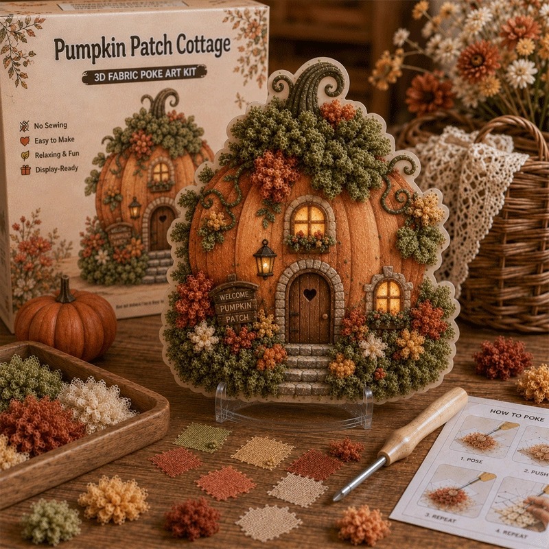 3D Kumaş Poke Sanatı Seti İlgi - Art Craft Bakery incelemesi ve fiyatı