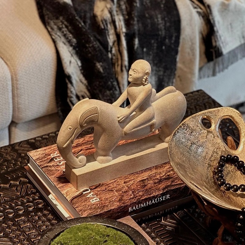 Yaratıcı Soyut Karakter Fil Üz - Art Craft Elephant incelemesi ve fiyatı