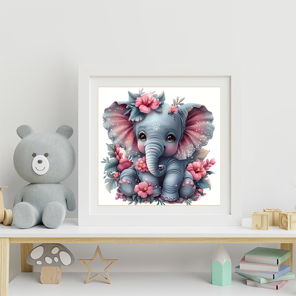 HUACAN elmas boyama hayvan fil - Art Craft Elephant incelemesi ve fiyatı