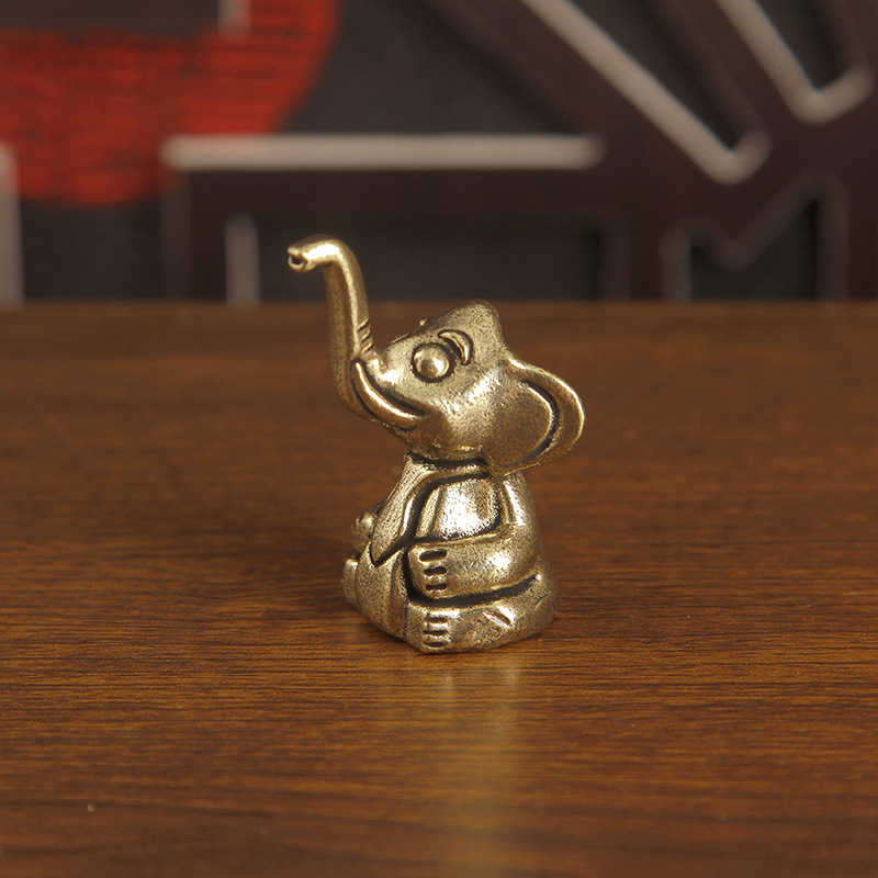 1 adet Pirinç Sevimli Fil Bibl - Art Craft Elephant incelemesi ve fiyatı