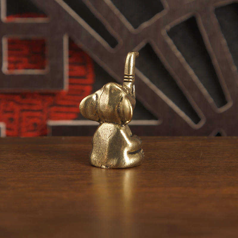 1 adet Pirinç Sevimli Fil Bibl - Art Craft Elephant incelemesi ve fiyatı