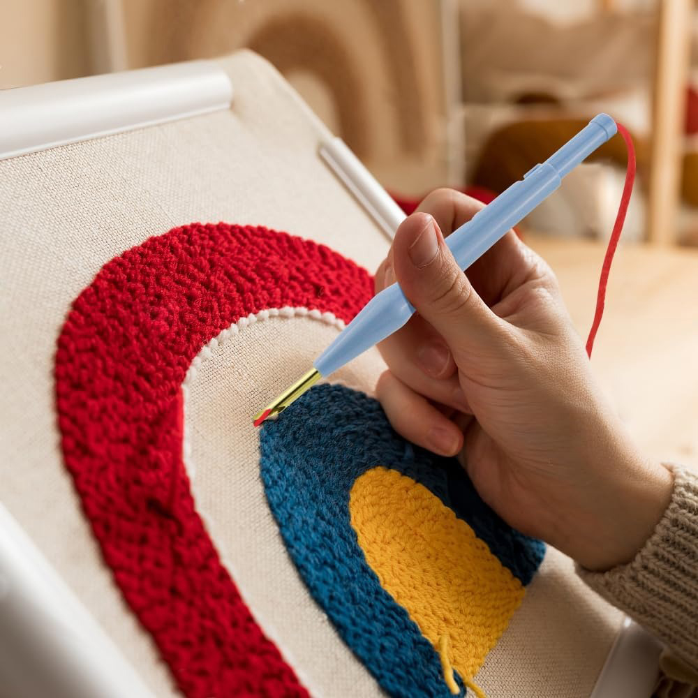 14 adet yumruk iğne seti ayarl - Punch Needle Kit incelemesi ve fiyatı