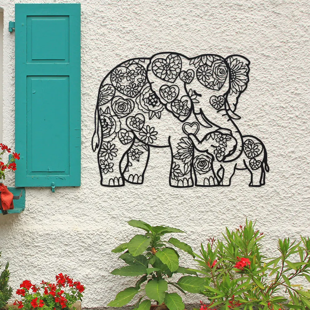 Çiçekli Kalpli Demir Fil, Oyma - Art Craft Elephant incelemesi ve fiyatı