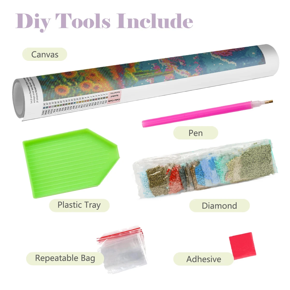 5D DIY Elmas Boyama Kiti Manza - Art Craft Village incelemesi ve fiyatı
