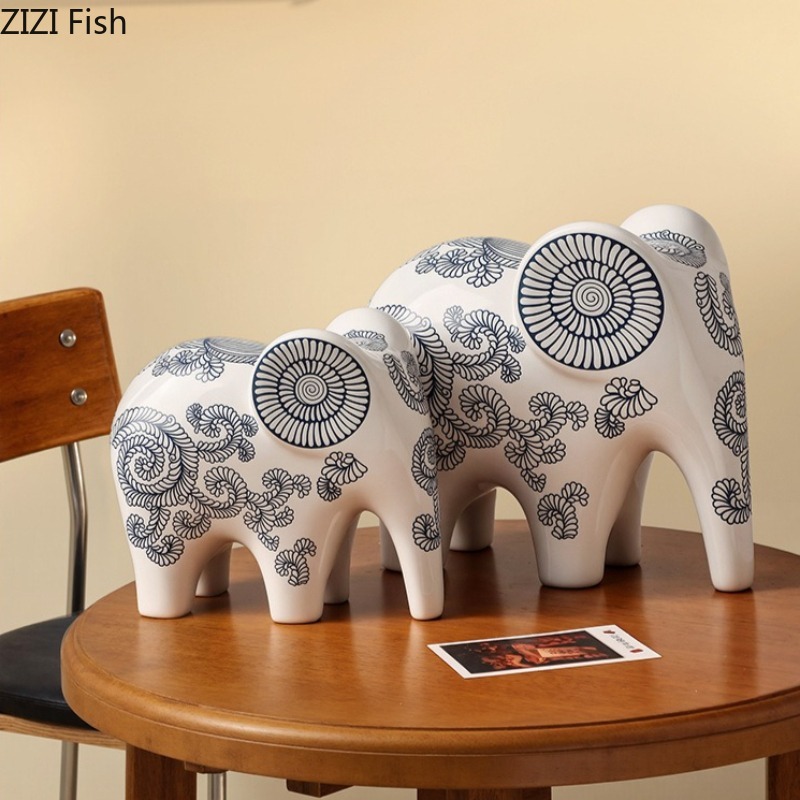Yeni Çin Tarzı Seramik Fil Süs - Art Craft Elephant incelemesi ve fiyatı