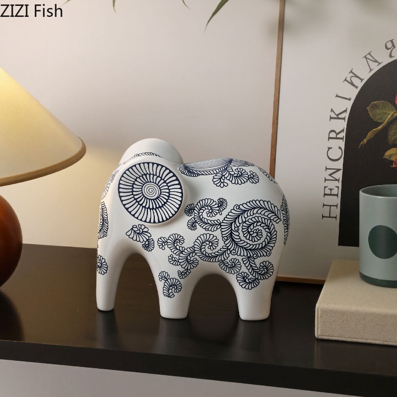 Yeni Çin Tarzı Seramik Fil Süs - Art Craft Elephant incelemesi ve fiyatı