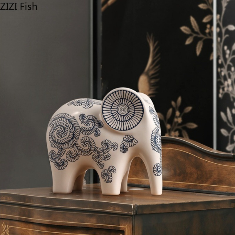 Yeni Çin Tarzı Seramik Fil Süs - Art Craft Elephant incelemesi ve fiyatı