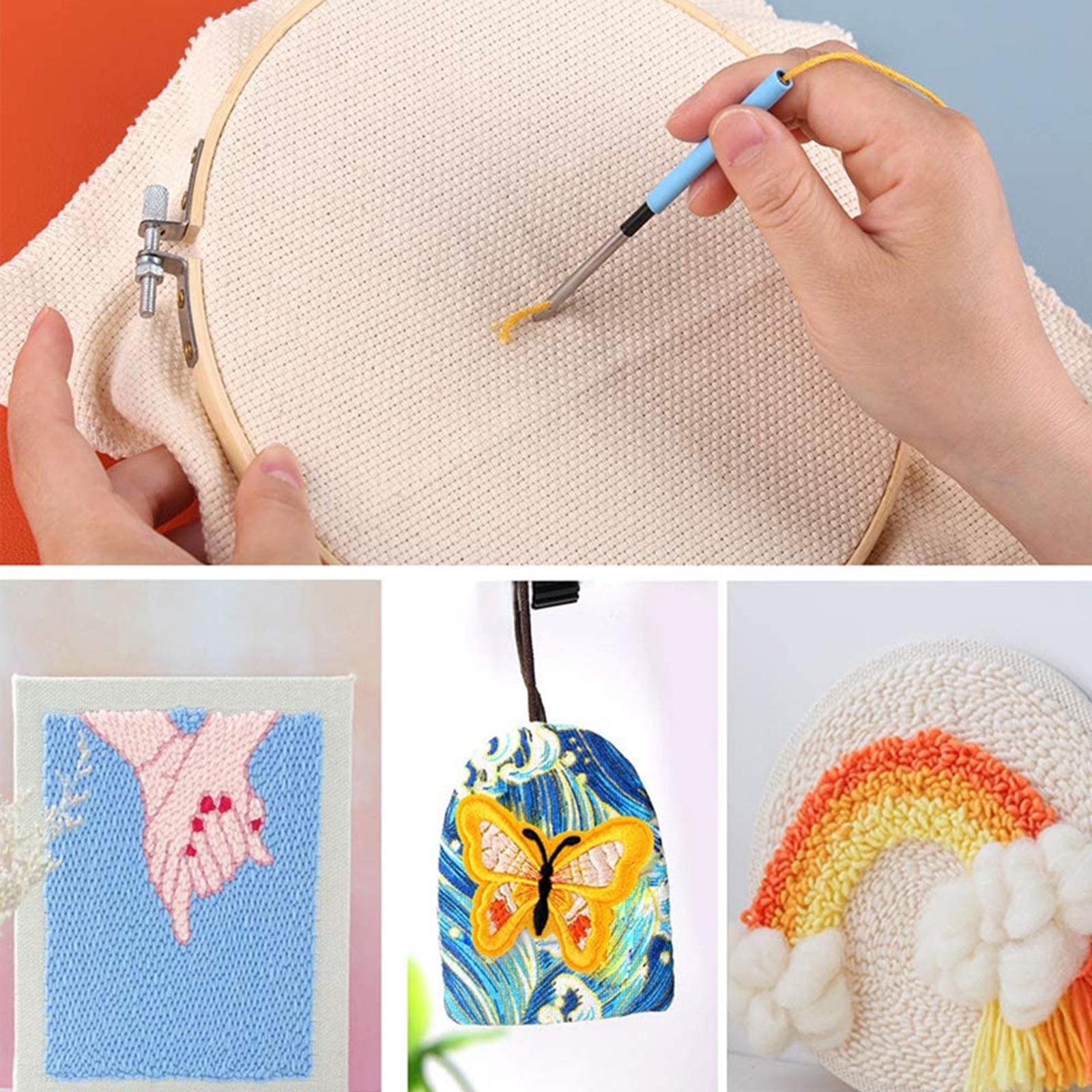 Çok Renkli Plastik Demir Dokum - Punch Needle Kit incelemesi ve fiyatı