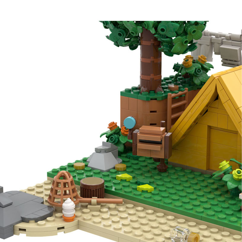 909 parça MOC Animal Crossing  - Art Craft Village incelemesi ve fiyatı