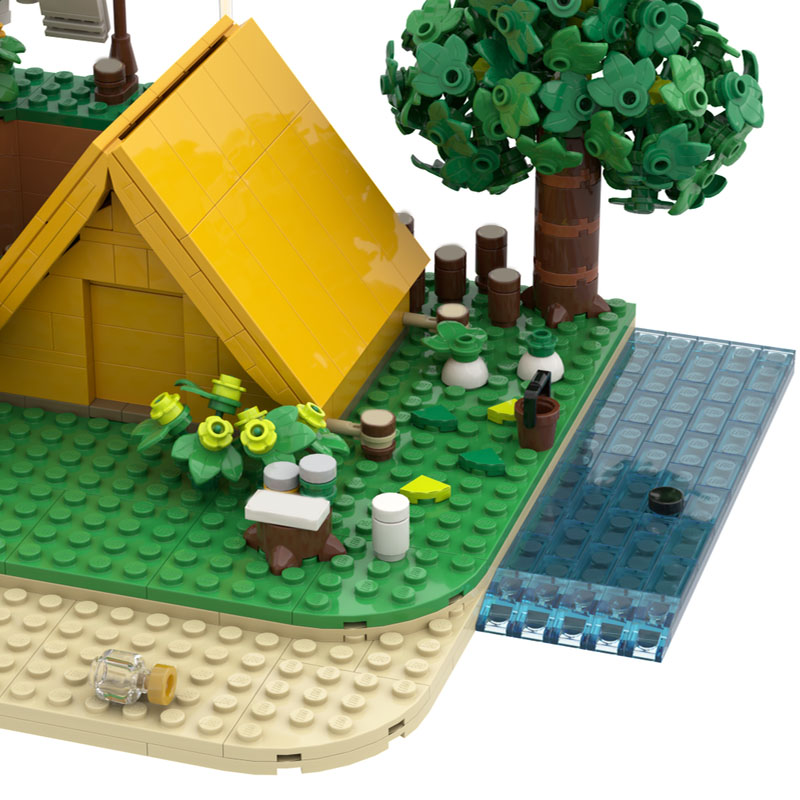 909 parça MOC Animal Crossing  - Art Craft Village incelemesi ve fiyatı