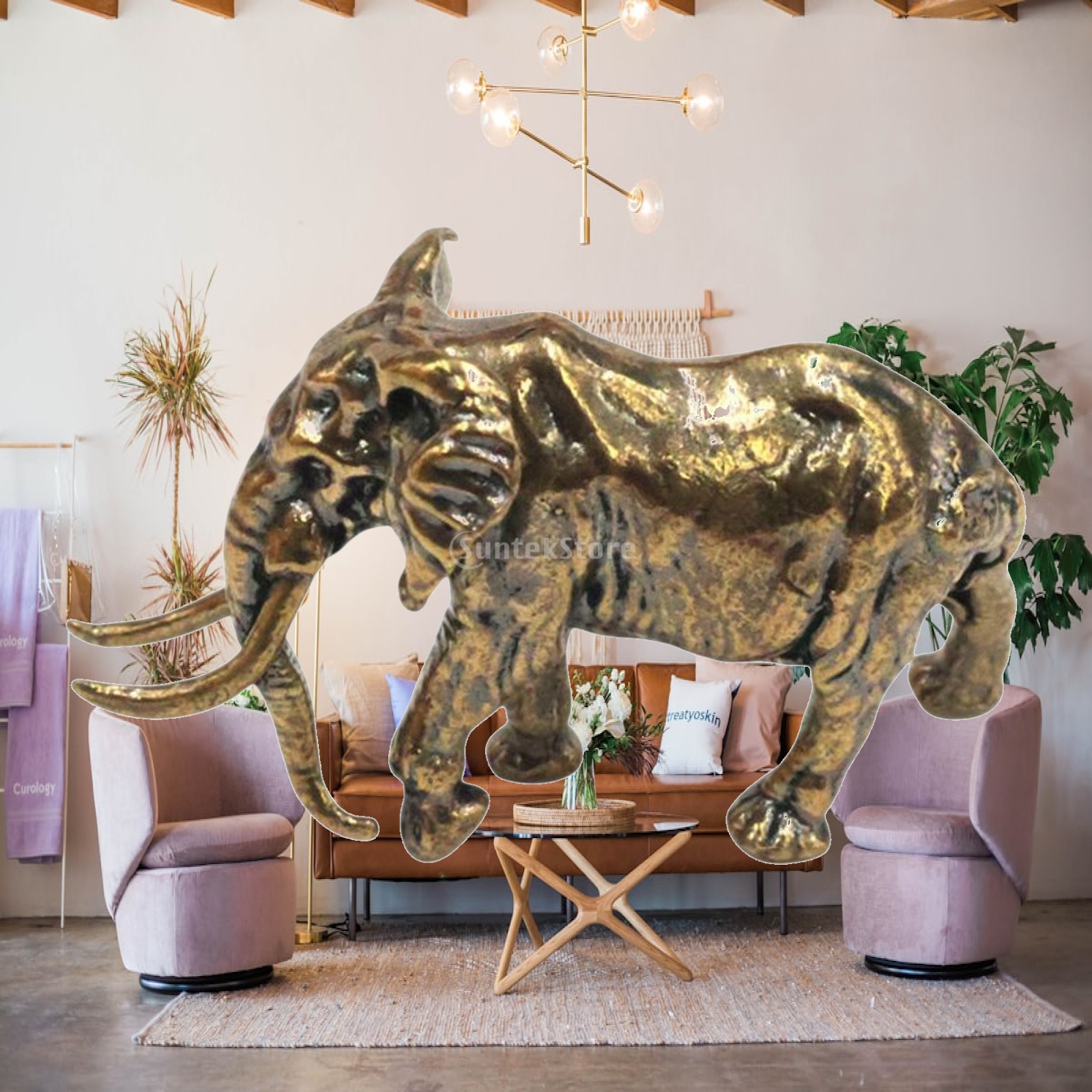 Pirinç Fil Süsü El Sanatları,  - Art Craft Elephant incelemesi ve fiyatı