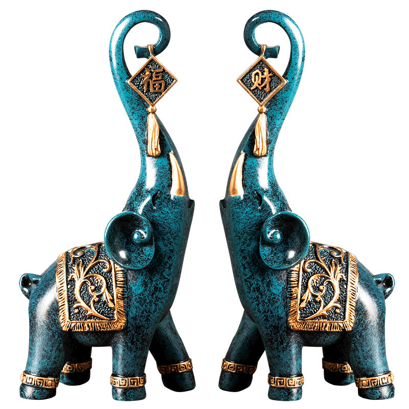 Bir Çift Çin Tarzı Şanslı Zeng - Art Craft Elephant incelemesi ve fiyatı