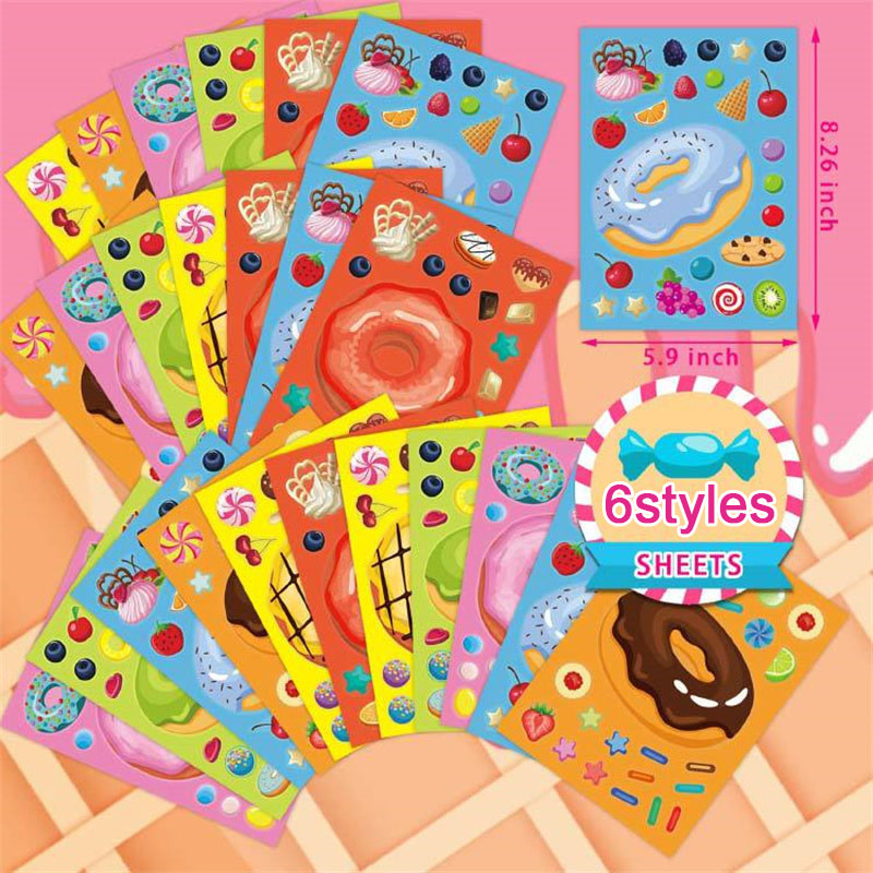 Çocuklar İçin Donut Yüz Çıkart - Art Craft 6 Year Old incelemesi ve fiyatı